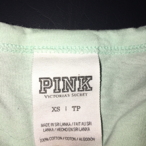 Teal Pink Victoria Secret long-sleeve t-shirt - Picture 2 of 2